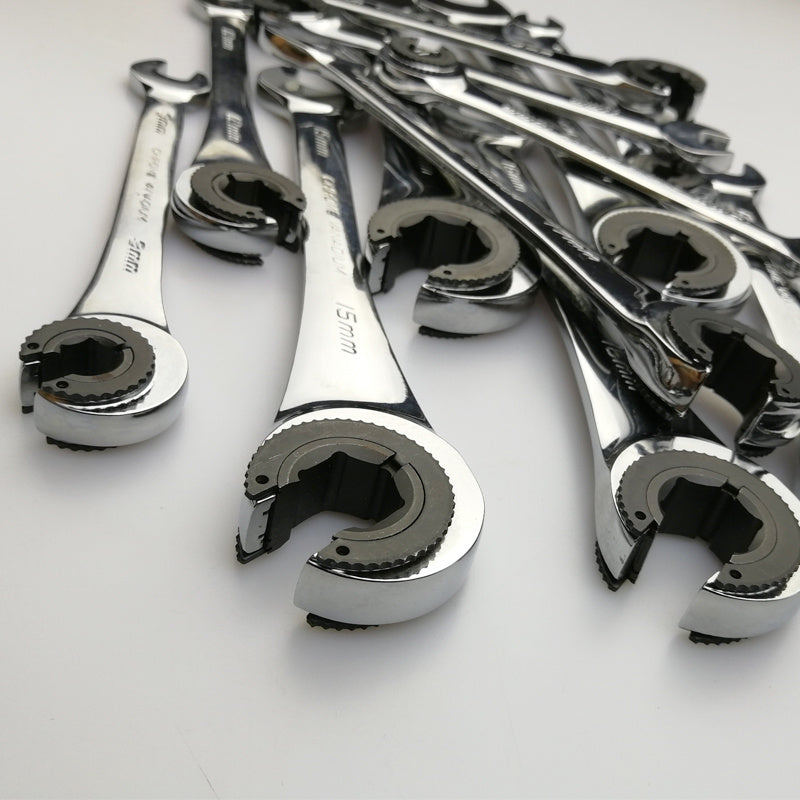 Oil pipe ratchet wrench 1446123091979