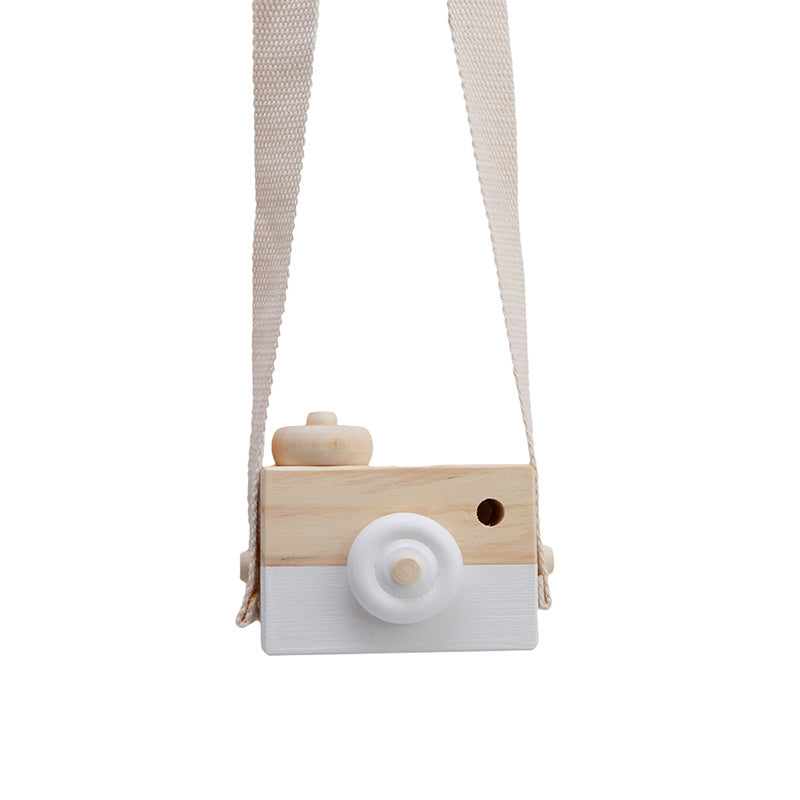 Cute Wooden Camera Toys Baby Kid Hanging Photography Prop Decoration Educational Outdoor Activity Toy Children's Day Happy Gi