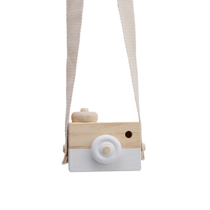 Cute Wooden Camera Toys Baby Kid Hanging Photography Prop Decoration Educational Outdoor Activity Toy Children's Day Happy Gi
