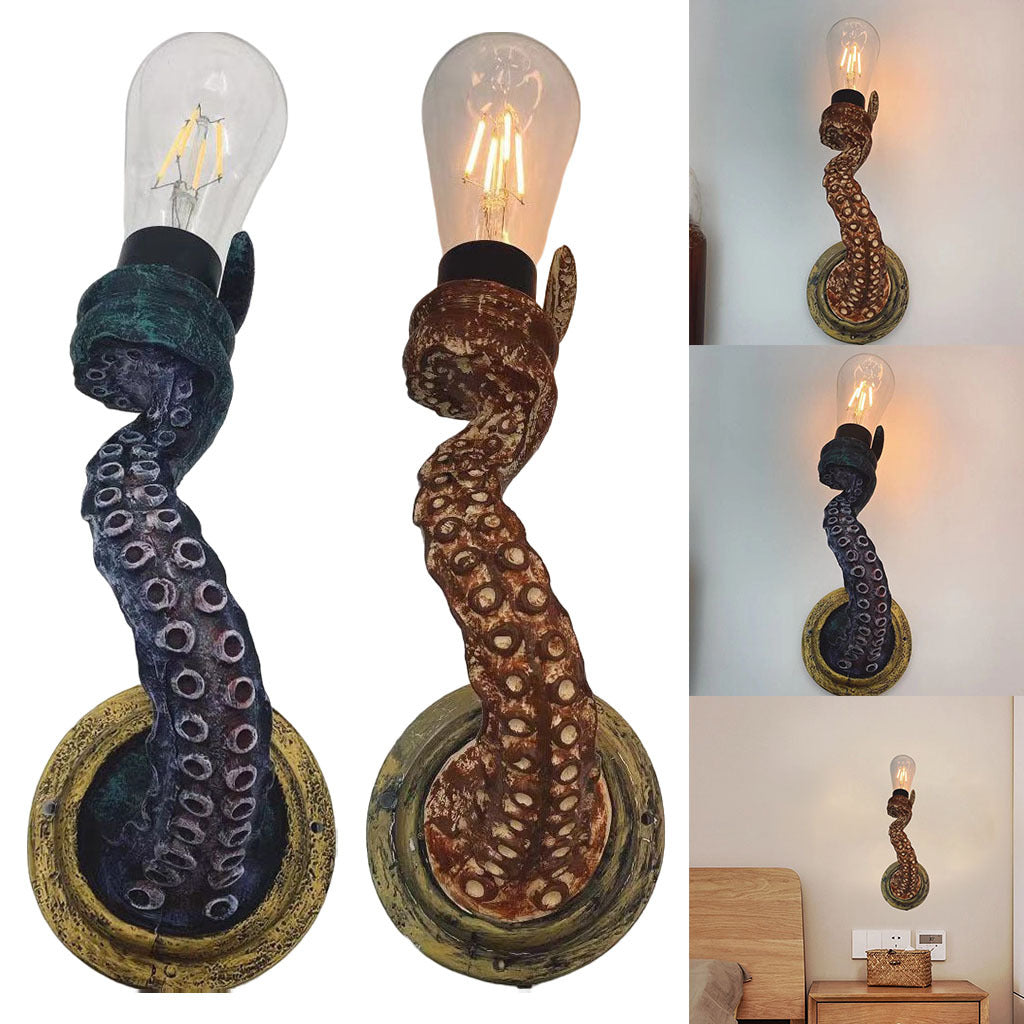 Retro Octopus Electric Light Tentacle Wall Sconces Lamp for Home Decor 1448ffdf 39b6 4b50 86db a418377923c0