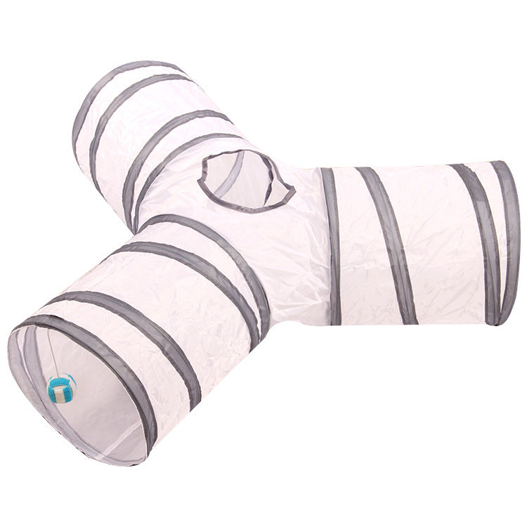 Foldable Pet Tunnel Multi-Channel Cat Dog Tent Indoor 2 3 4 5 Way 1451554437872