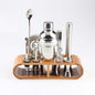 Stainless Steel Cocktail Shaker  with Wooden Stand for Home Bar Party 1456105519664 3e7e05c2 8d82 4bf7 95b3 12a90551606d