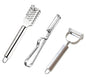 2 in1 Stainless Steel Potato Grater Julienne Peeler Kitchen Accessories Vegetables Peeler Double Planing Grater Kitchen Tools - HD Wireless Product #6