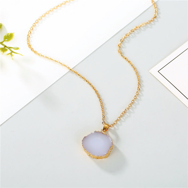 Sunflower resin necklace 1459579616127