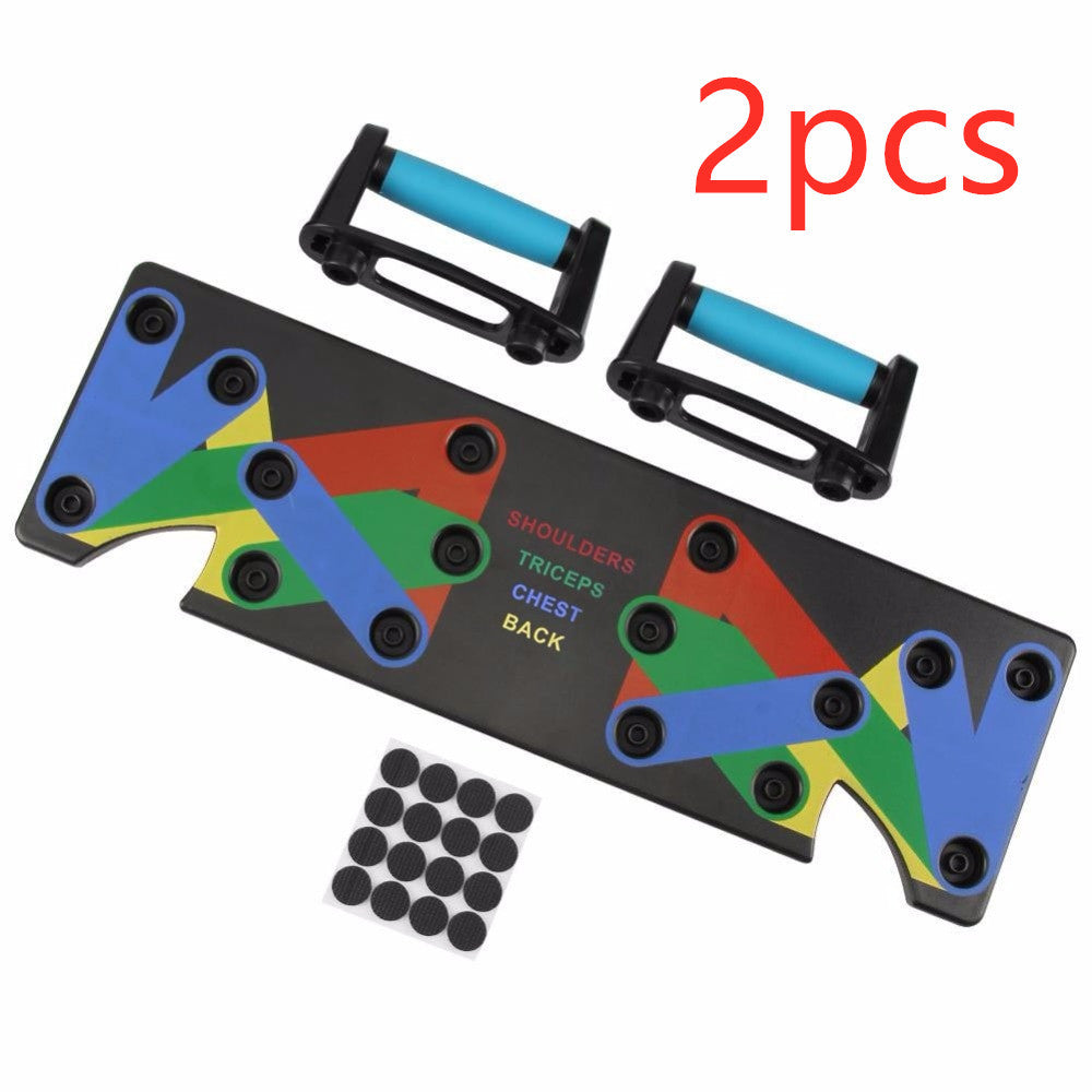 Push Up Rack Edge 9 in 1 Body Building Exercise Fitness Tools Women Men Push-Up Display Shelves and Raisers For GYM Training 