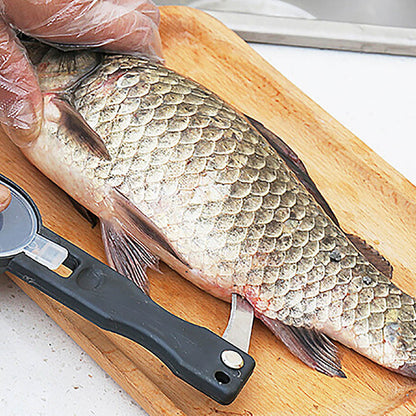 1Pcs Practical Fish Scale Remover Plastic Descaler Cleaning Scraper Kitchen Fruit Vegetable Peeler Useful Scraper Accessories - HD Wireless Product #2