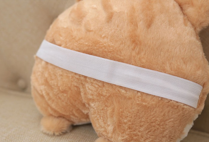 New Universal Car Neck Pillow Headrest Seat Cute Soft Corgi Butt Shape Pillows 146231691430224