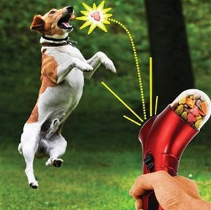 Pet Food Catapult Feeder Funny Dog Toy 1465745772495