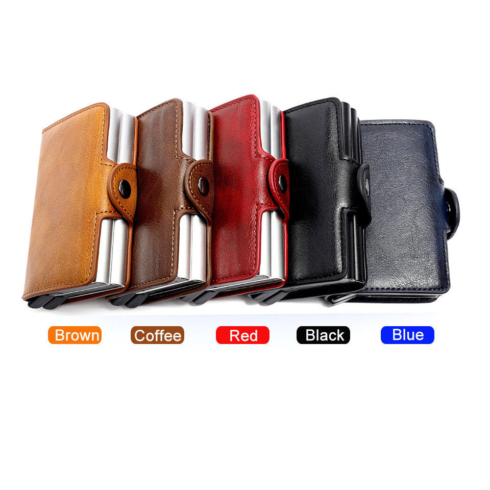 Aluminum PU wallet 14674434131215