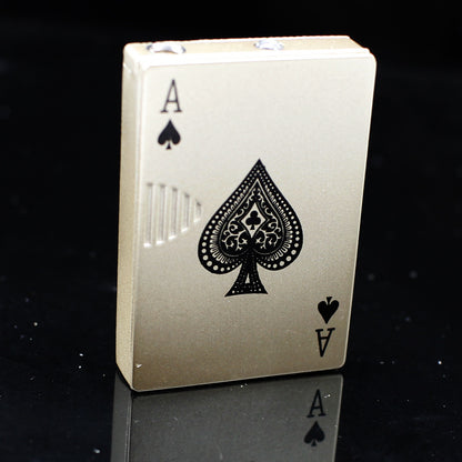 Creative Personality Cool Playing Cards Inflatable Electronic Windproof Lighter 1467ab6b e822 4d02 a057 5e8a777eeda3