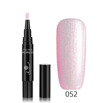 3 In 1 Gel Nail Varnish Pen Glitter One Step Nail Art Gel Polish Hybrid - HD Wireless Product #10
