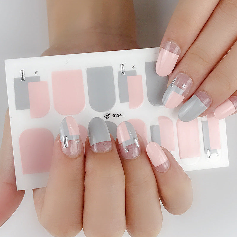 Imitation Nail Art Stickers 3D Hot Nail Stickers 14741985283784