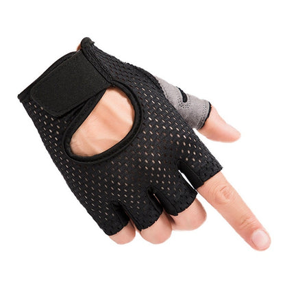 Half finger gloves sports fitness gloves outdoor riding non-slip wear gloves 1475897496675