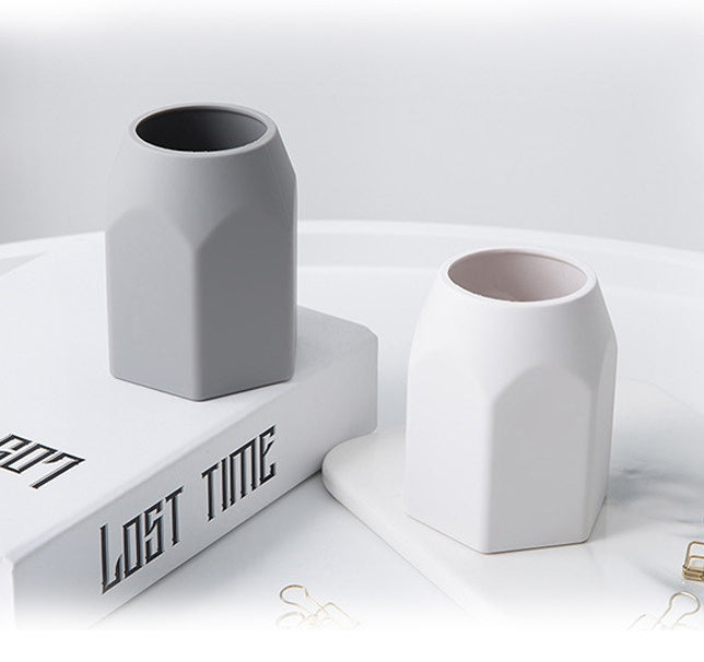 Simple solid silicone pen holder - 图片 2