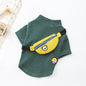 Striped T-Shirt Teddy Dog Pet Costume 1477195888346