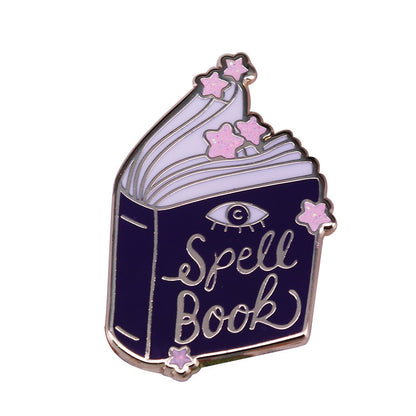 Magic Book Brooch Decorated With Shining Stars 147aac90 4ecd 4fa1 88f6 efb267685f1c