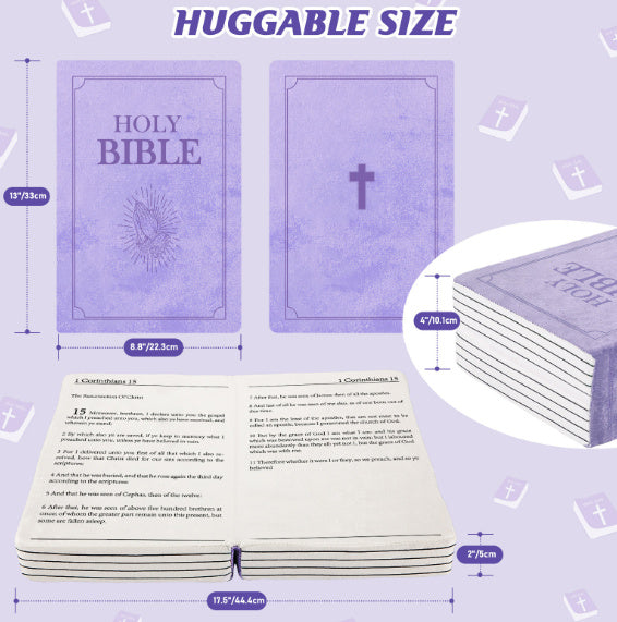 Home Decor Christmas Bible Plush Toy Doll Pillow - 图片 9