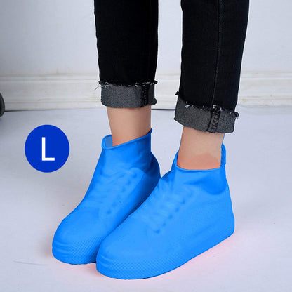 Men and women hiking slip wearable easy to carry silicone rain boots 1481931985607