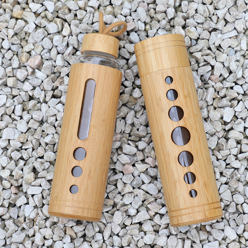 Whole body bamboo style high borosilicate glass 148207198286