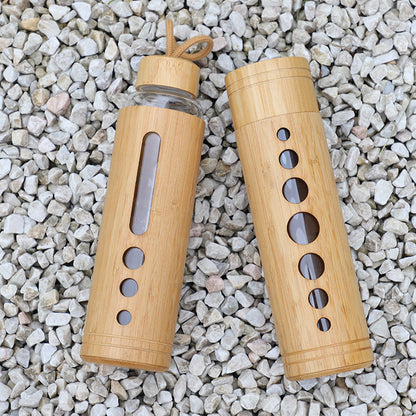 Whole body bamboo style high borosilicate glass 148207198286