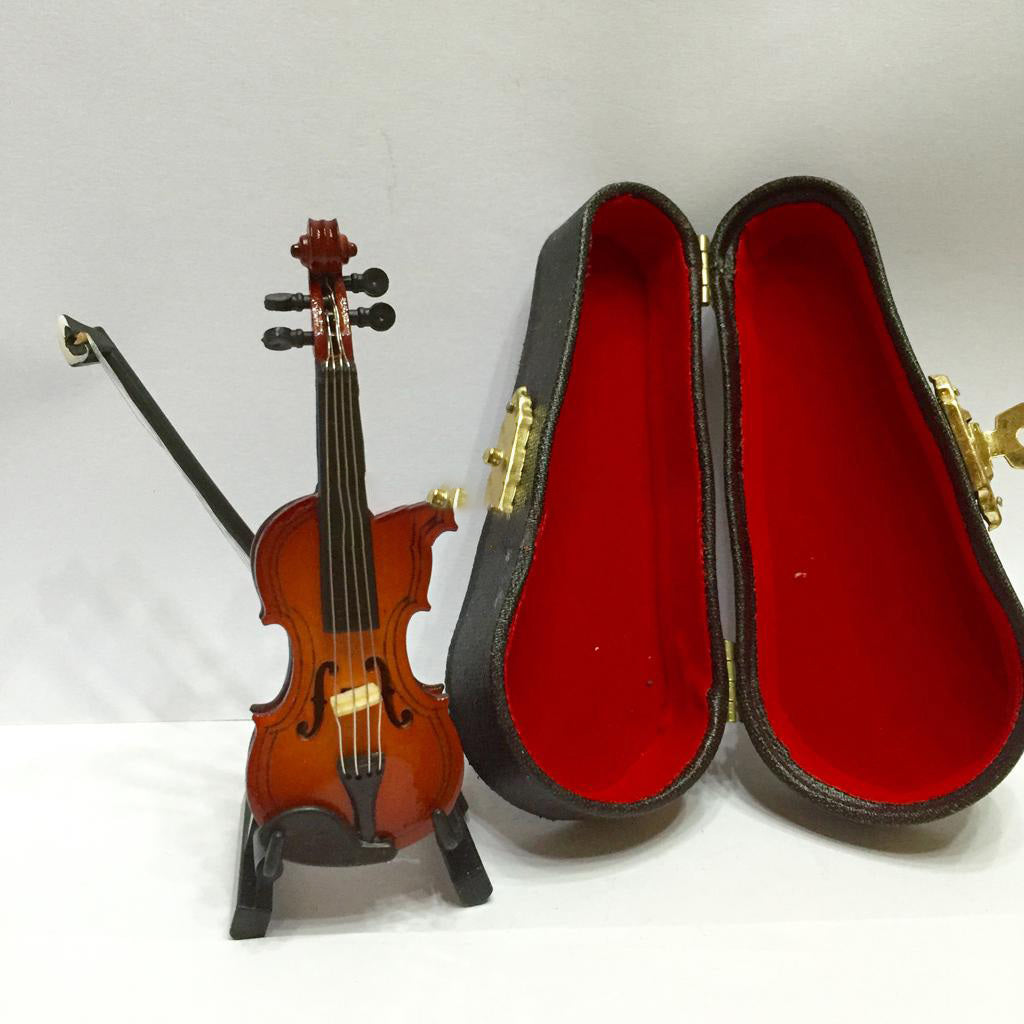Violin Model Mini Violin Miniature Violin Crafts Ornaments Studio Photography Photo Props 1487736079423