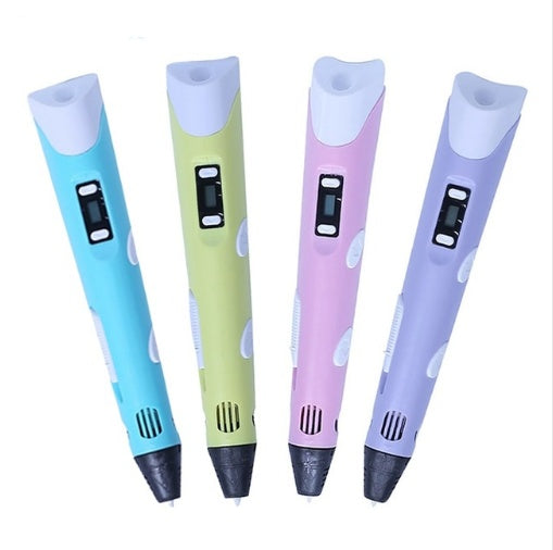 3D print pen 3D pen two generation graffiti 3D stereoscopic paintbrush children puzzle painting toys - 图片 1