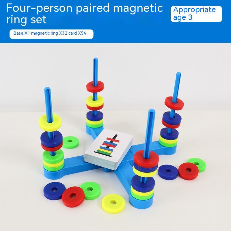 Children's Puzzle Colored Matching Magnetic Ring Toys 148b95d0 633d 48ac 8fc1 1b534c2f7e0d