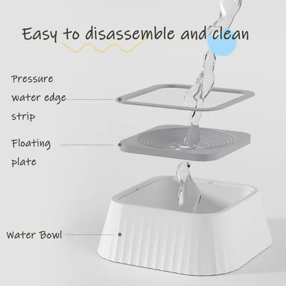 Pets Dog Cat Bowl Floating Bowl Water Drinker Not Wet Mouth Splash Water Portable Dog Bowl Not Sprinkler Pet Drinking Bowl Cu