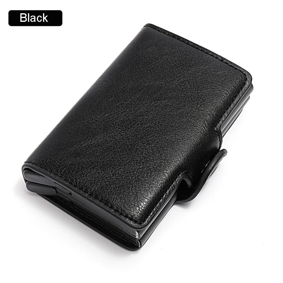 Aluminum PU wallet 1490684830028