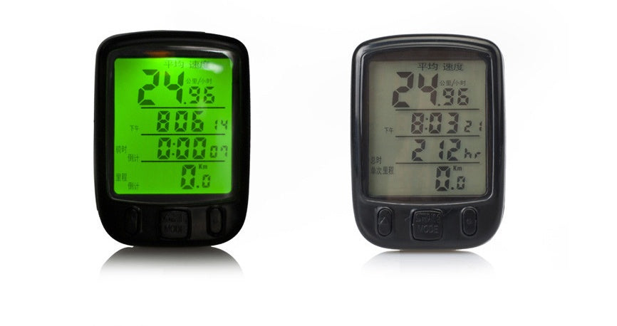 Multifunctional Chinese and English display Waterproof full screen luminous bicycle code table 1490766339952