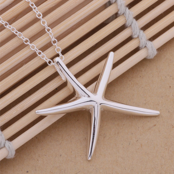 Simple Starfish Necklace 149370845799