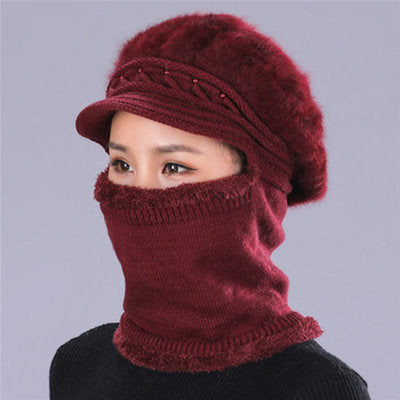 Wool Headset For Middle-Aged And Elderly Women 1498192887104