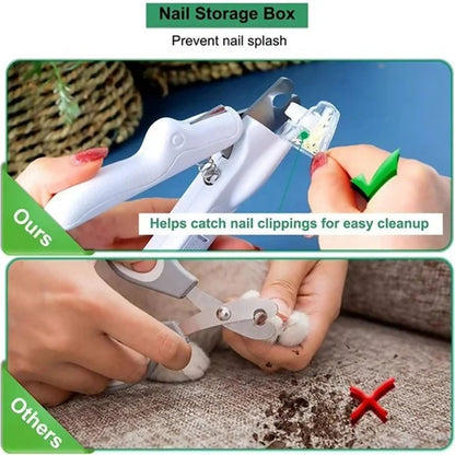 Pet Nail Clippers With LED Light Dogs Cat Nail Scissors Professional Trimmer Tool Care Grooming Supplies 14a4a3be 303f 4eda b