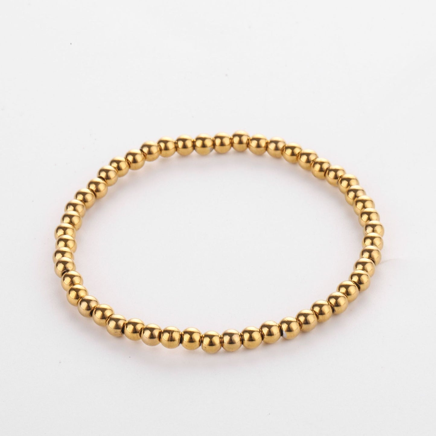 Women's Stainless Steel Bead Bracelet Jewelry 14b1bd11 ff61 4266 be6c 5332a8dea9fa