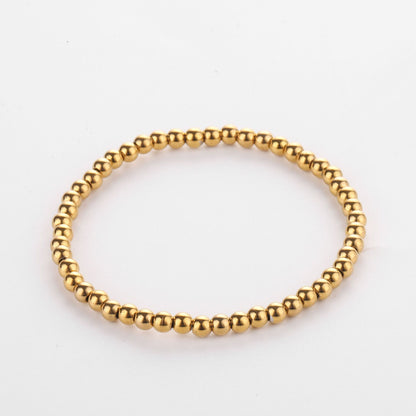 Women's Stainless Steel Bead Bracelet Jewelry 14b1bd11 ff61 4266 be6c 5332a8dea9fa