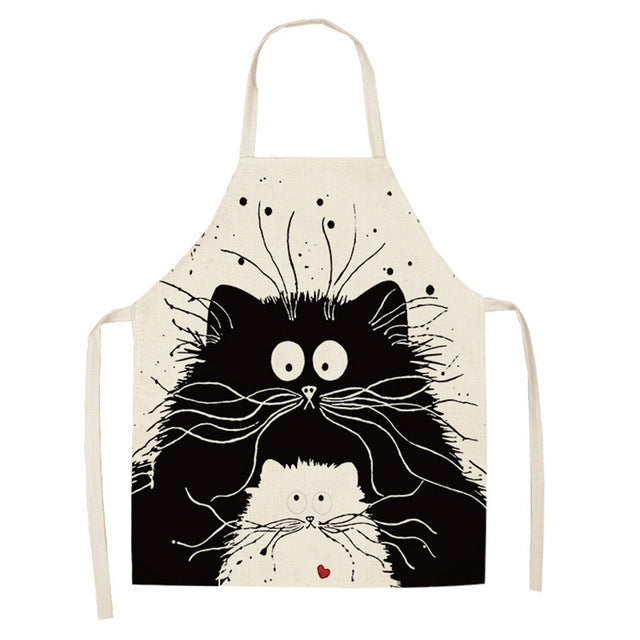 Cute Cartoon Cat In Apron 14c08746 f932 4402 8493 e66d2053c931