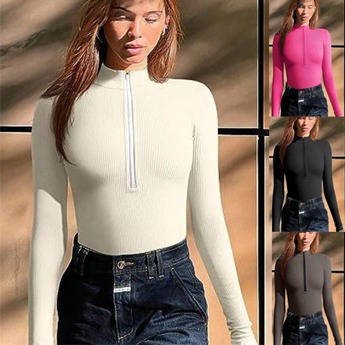 Fashion Long Sleeve Zipper Jumpsuit Seamless Slimming Shapewear For Women Romper 14ce0caf d27c 422e 9cf1 f9d6a73fe062