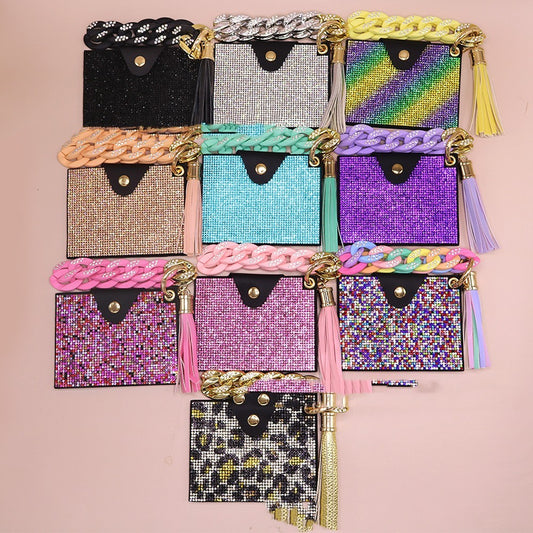 Diamond Card Holder Acrylic Bracelet Key Ring 14f28f1c d0ba 4008 8e8c 4c212efc961a