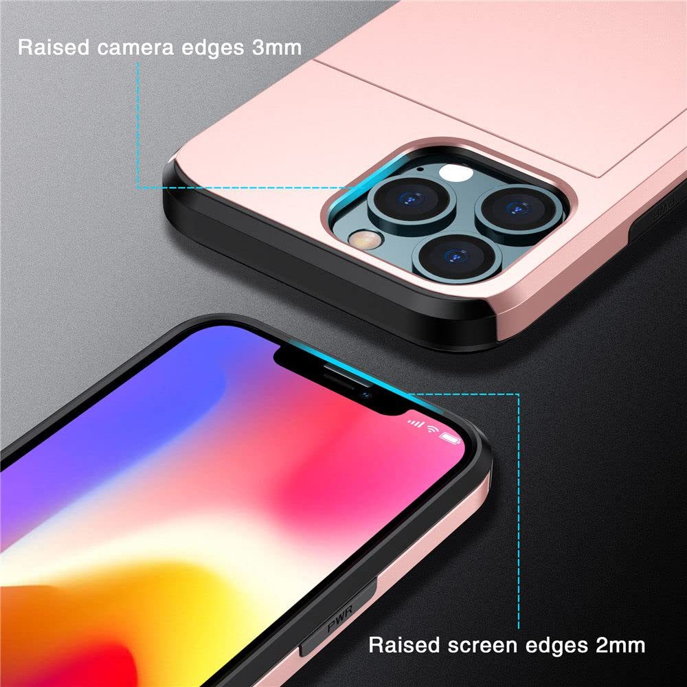 Mobile Phone Case Sliding Cover Card Two-in-one Anti-drop Wallet Protective Wallet Credit Card Holder 14fa2368 5b4e 4f81 a882