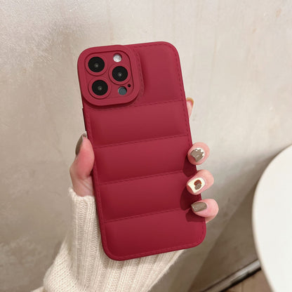 Fashion Solid Color Down Jacket Phone Case 14fb4b07 1b0b 45e1 b12d 2366f9cdb1d2