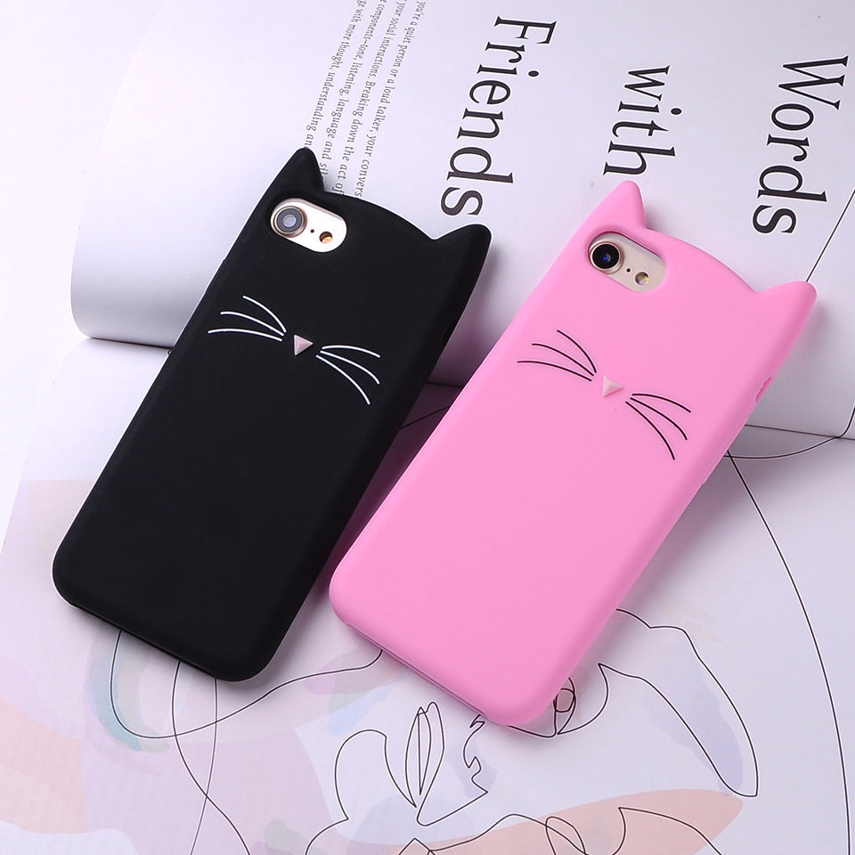 Cat ears and whiskers phone case 1502563083362