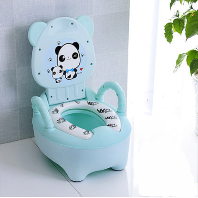 Children's potty baby toilet seat back portable comfort basin 150296978040