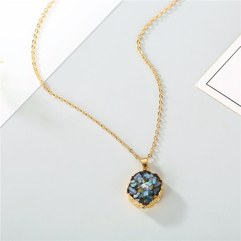 Sunflower resin necklace 1504298999180
