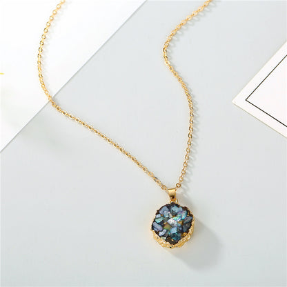 Sunflower resin necklace 1504298999180