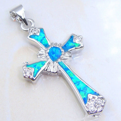 Epoxy cross pendant 1505871397542