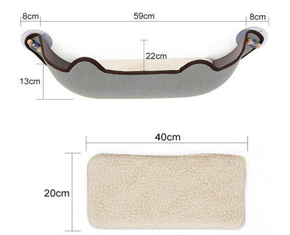 Window sill cat hammock 1507024701779