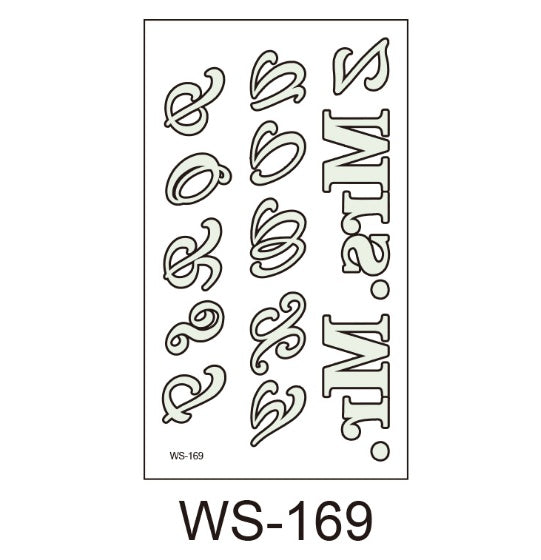 Night light Tattoo Sticker nightclub music party sticker birthday party night music shining cool face sticker