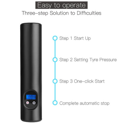 Portable Car Air Pumps Electric Tire Inflator Car Bike Bicycle Pump Auto Car Wireless Inflatable Pump 1509303086366