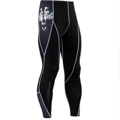 Summer Men's Blackout Compression Tight Fitting Pants 15117106256964