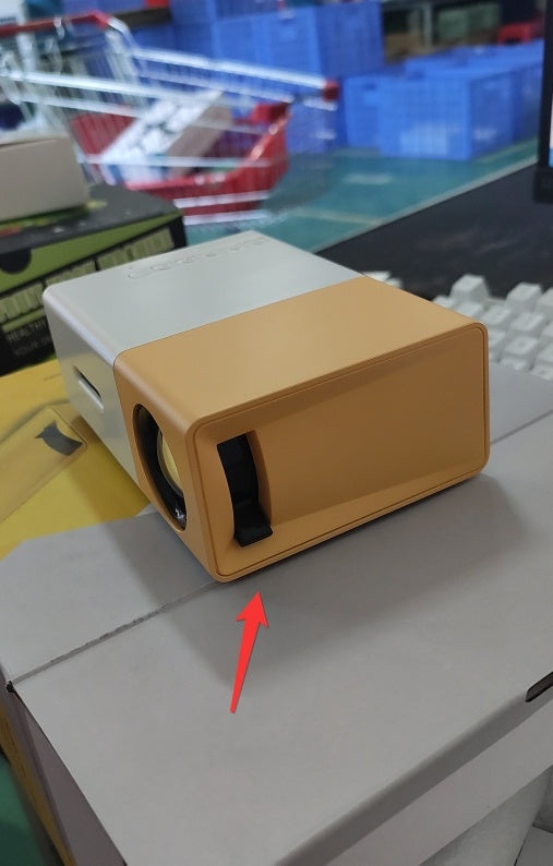 Portable Projector 3D Hd Led Home Theater Cinema HDMI-compatible Usb Audio Projector Yg300 Mini Projector 1512505137177